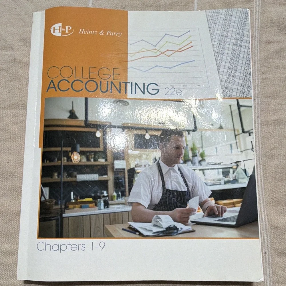 College Accounting Chapters 1-9 22e Heintz & Parry Paperback 2013